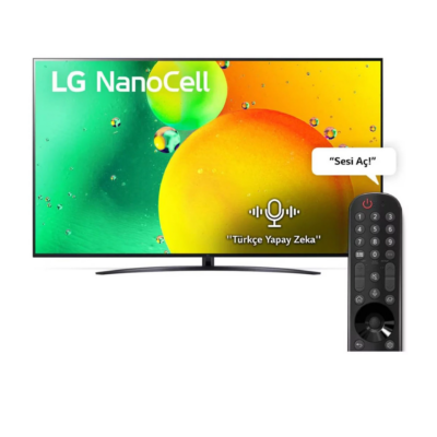 LG 50NANO766QA.APEZ 126 Cm Nanocell Uhd 4K HDR10 Pro Webos Smart Dahili Uydulu Tv (Sihirli Kumanda)
