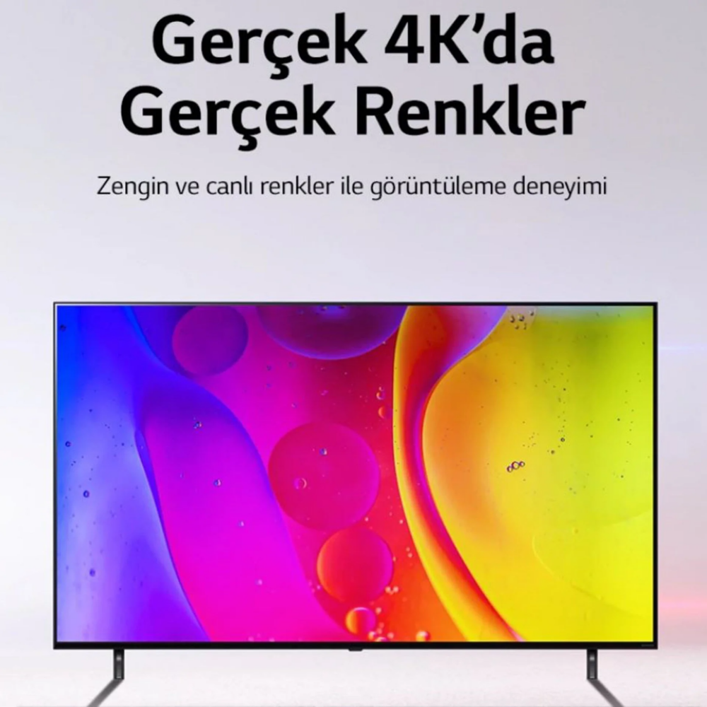 LG 50NANO766QA.APEZ 126 Cm Nanocell Uhd 4K HDR10 Pro Webos Smart Dahili Uydulu Tv (Sihirli Kumanda) - Görsel 5
