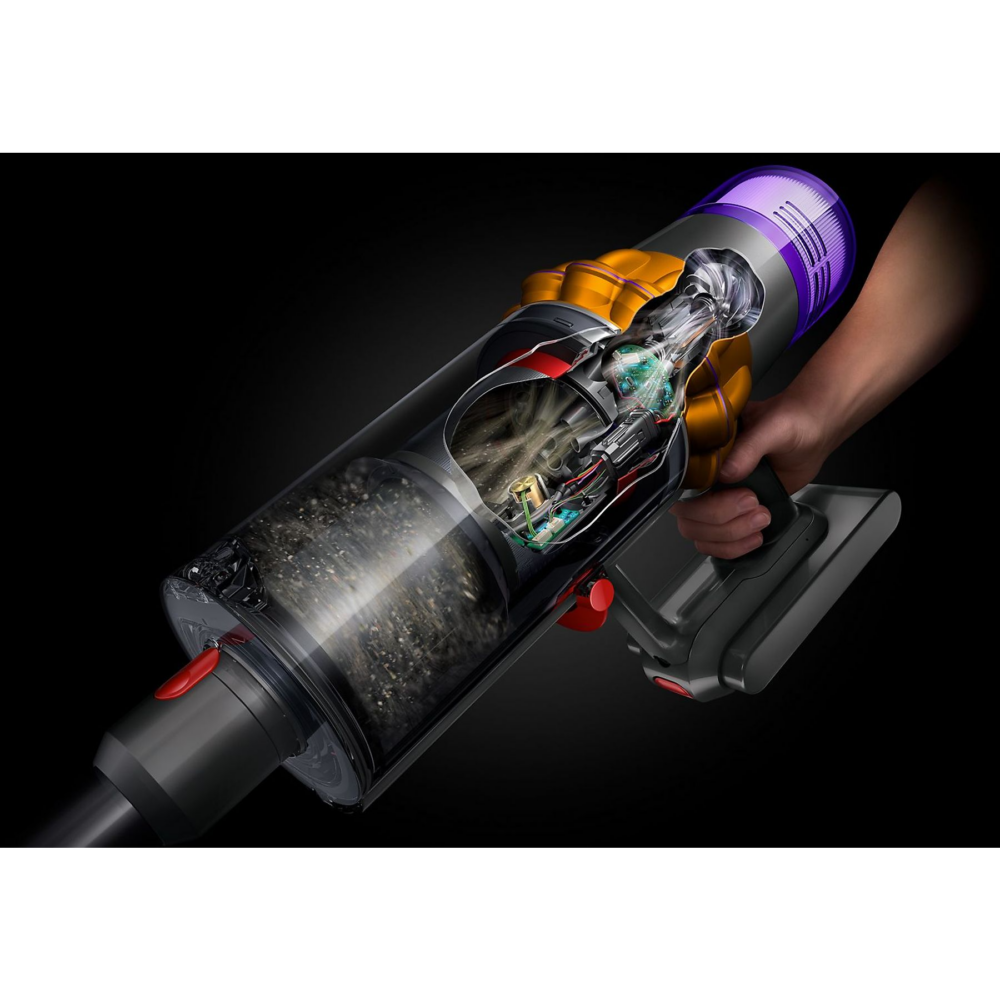 DYSON V15 Detect Kablosuz Şarjlı Dikey Süpürge Sarı Nikel - Görsel 4