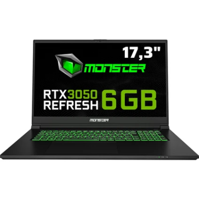 MONSTER Abra A7 V15.1 Intel Core I7 12700H 16 GB Ram 500 GB SSD 6 GB Rtx 3050 Freedos 17,3" Fhd 144 Hz Oyun Bilgisayarı